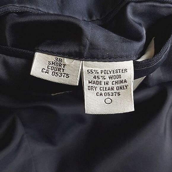 Pronto-Uomo navy pinstripe sport coat - Picture 6 of 10